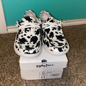Cow Print Gypsy jazz Sneakers